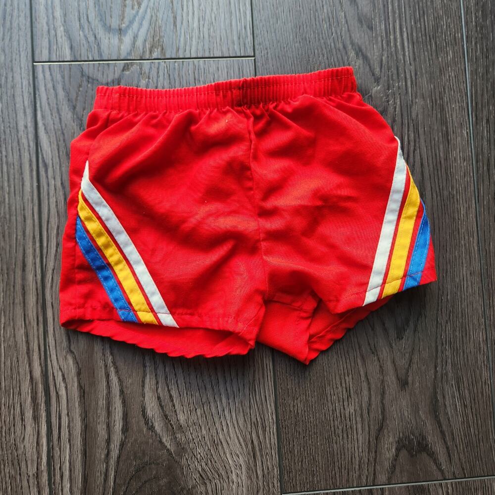 Boys Sears vintage swim shorts, approx 2t